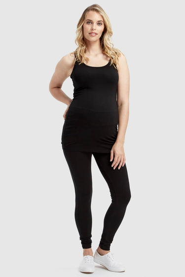 Soft Organic Bamboo Maternity Leggings